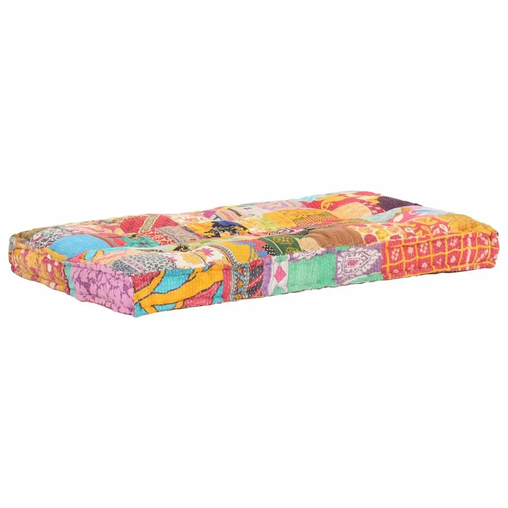 Multicolour Patchwork Pallet Sofa Cushion