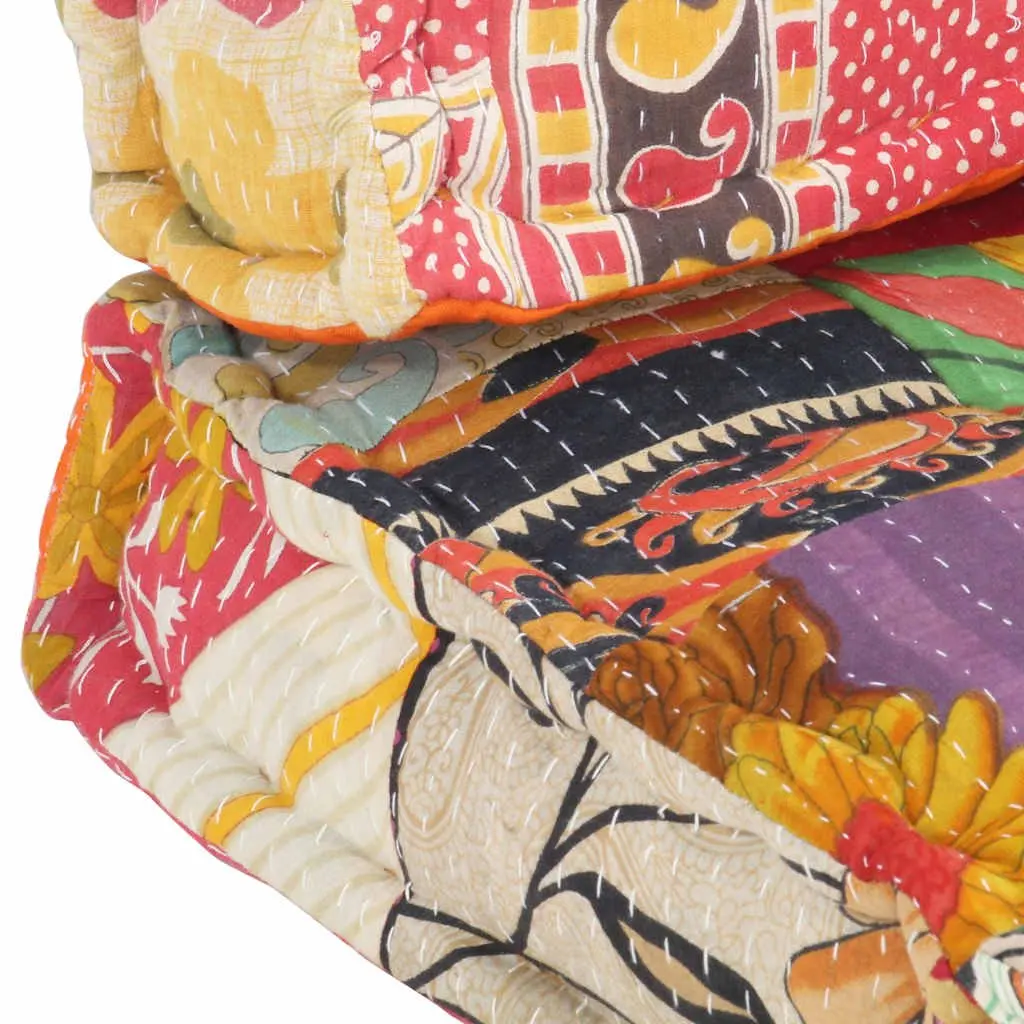 Multicolour Patchwork Pallet Sofa Cushion
