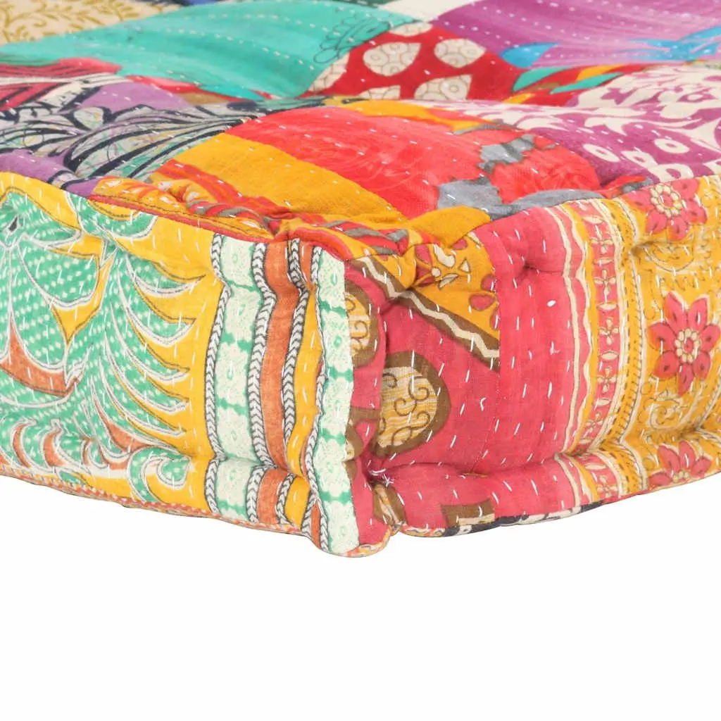 Multicolour Patchwork Pallet Sofa Cushion