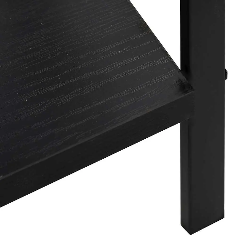 3-Layer Book Shelf Storage Cabinet in Black