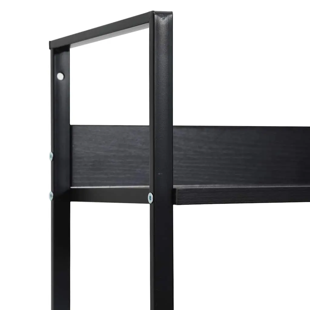 3-Layer Book Shelf Storage Cabinet in Black