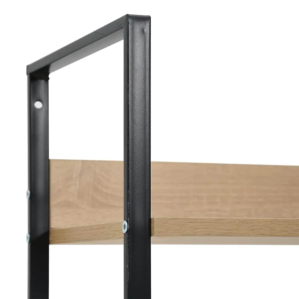 3-Layer Book Shelf in Brown Engineered Wood