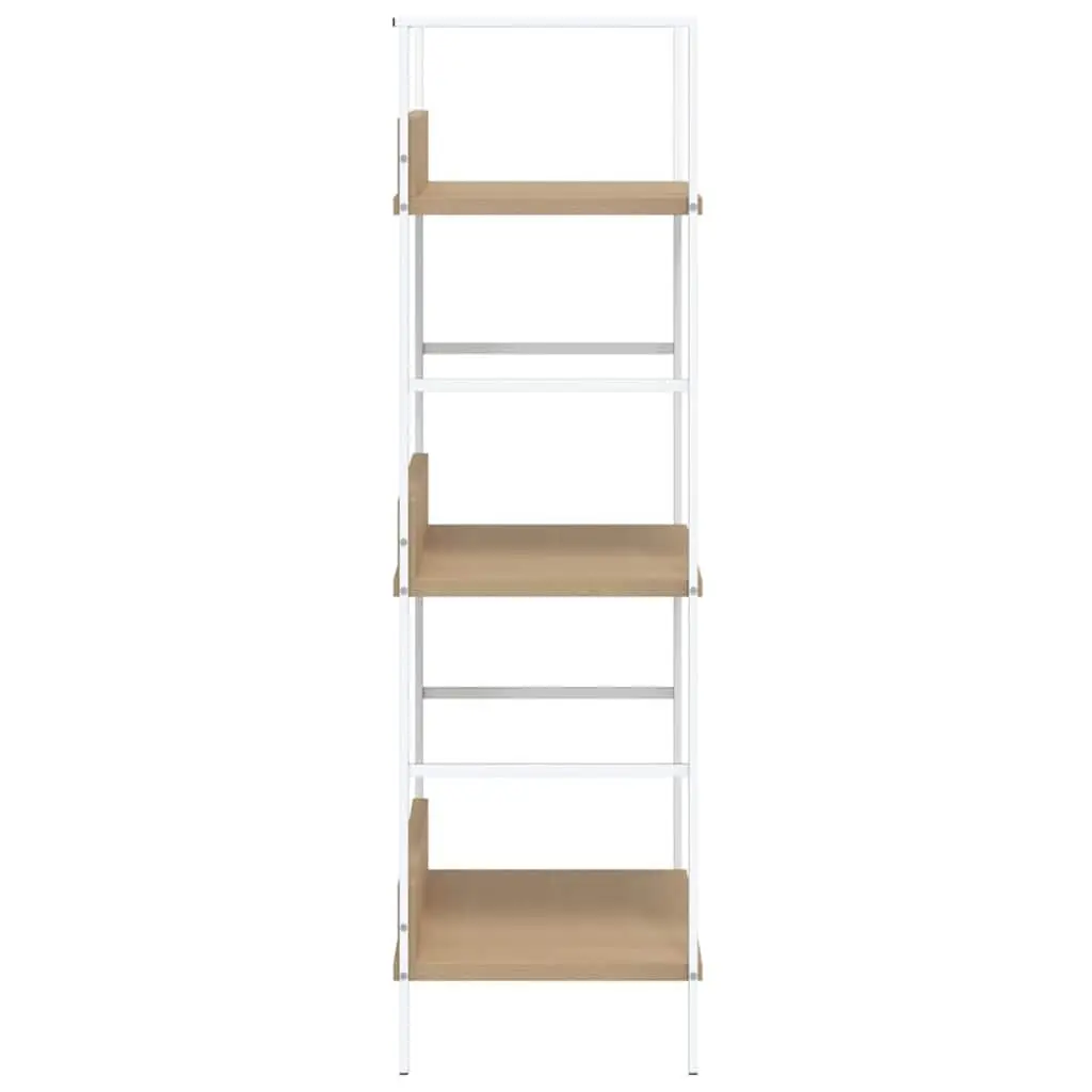 3-Layer Bookshelf Engineered Wood 60cm Brown