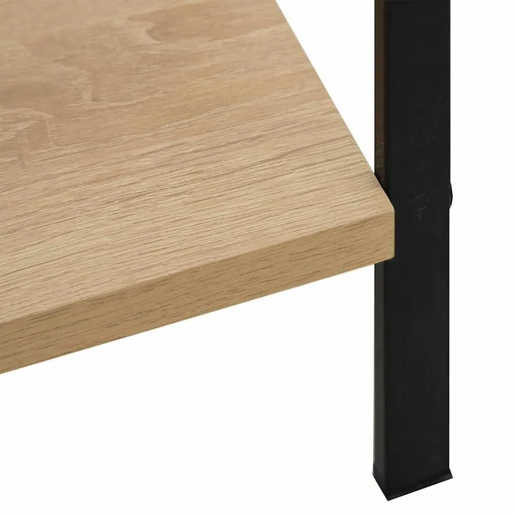 4-Layer Engineered Wood Shelf for Display