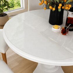 Premium Clear PVC Round Table Protector for Furniture