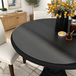 Transparent PVC Round Table Protector 100cm for Durability