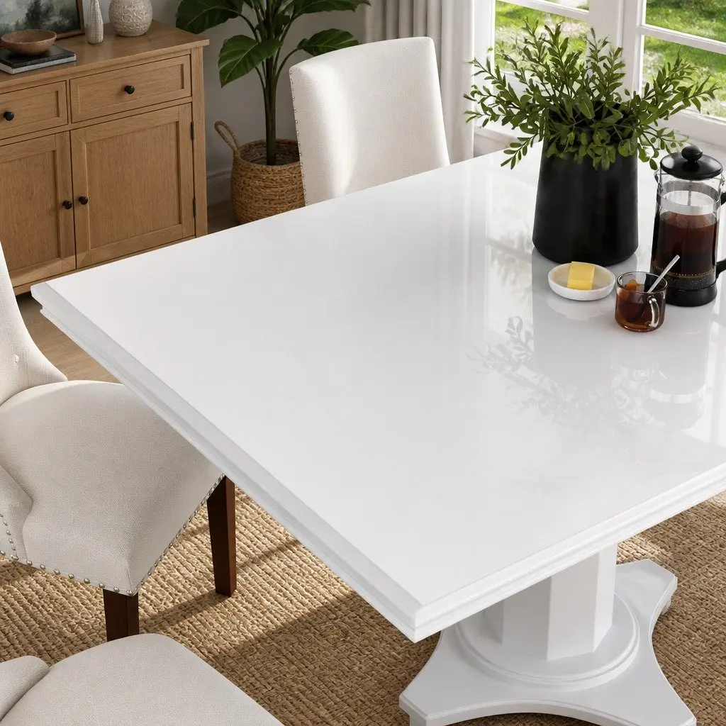 Transparent Table Protector 140x90 cm