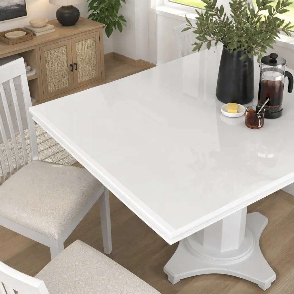 Transparent Rectangular Table Protector