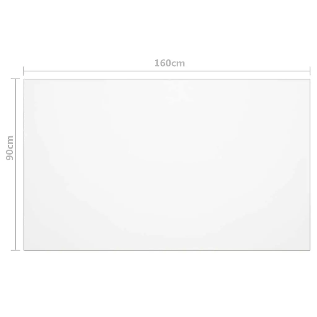 Table Protector PVC 160 x 90 cm Transparent