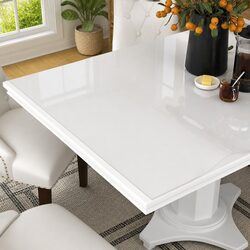 Table Protector Film Transparent Rectangular Dining Room Furniture Protection