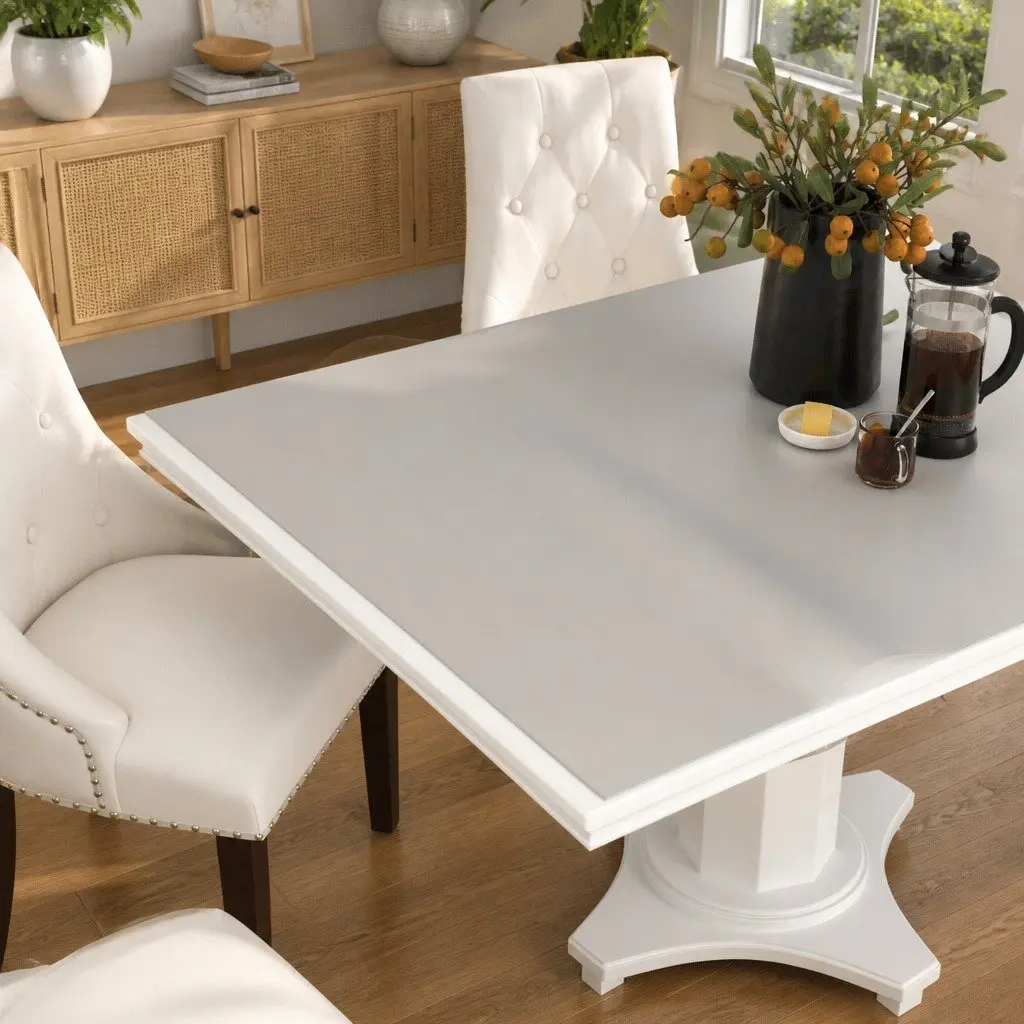 Rectangular PVC Table Protector for Furniture