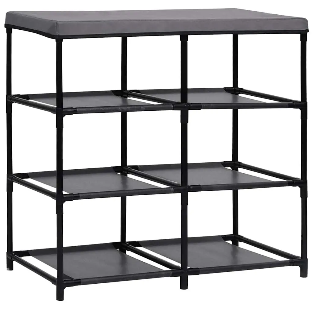 Storage Cabinet Fabric 55 x 29 x 55 cm Grey 6 Drawers