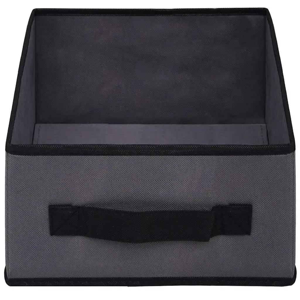 Storage Cabinet Fabric 55 x 29 x 55 cm Grey 6 Drawers