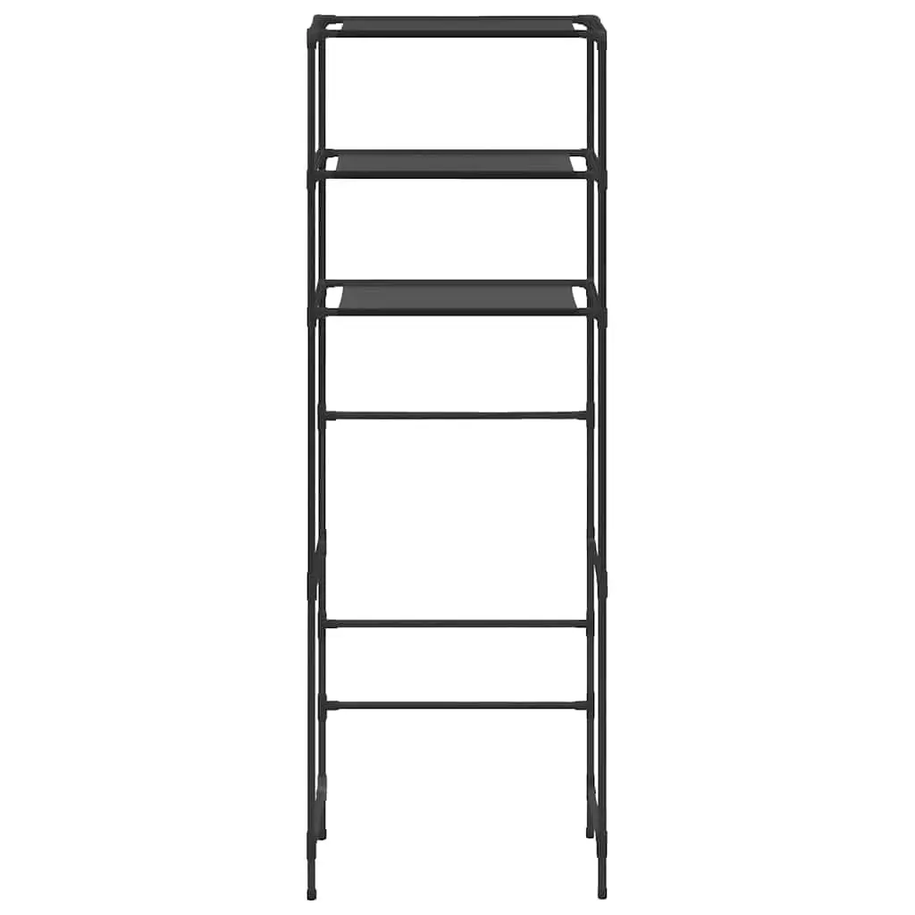 3-Tier Over Toilet Storage Rack in Black