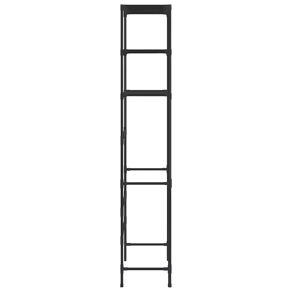 3-Tier Over Toilet Storage Rack in Black