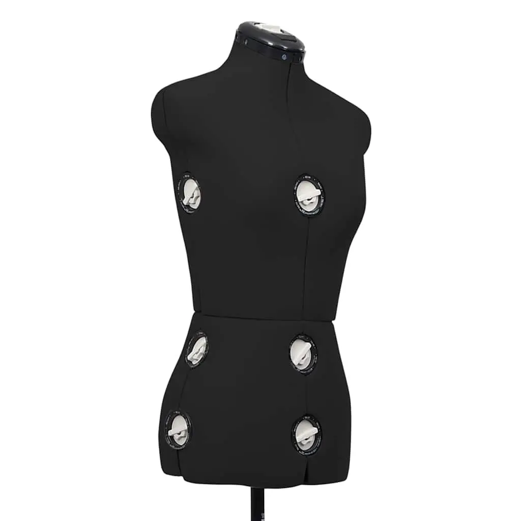 Adjustable Dress Form Mannequin Black S Size 33-40