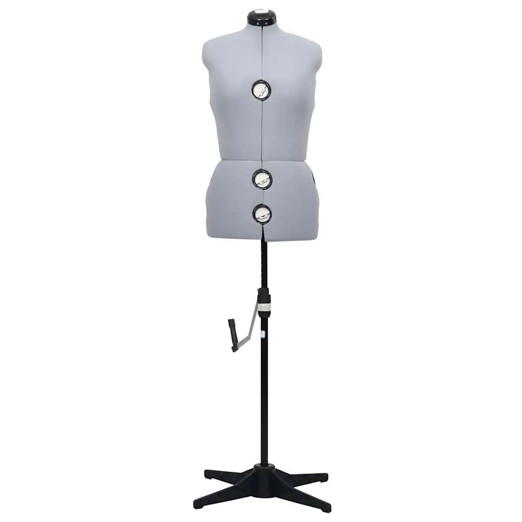 Dress Form Adjustable Grey M Size 40-46