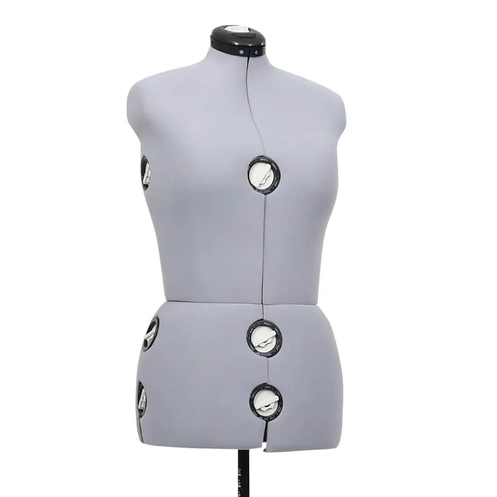 Dress Form Adjustable Grey M Size 40-46
