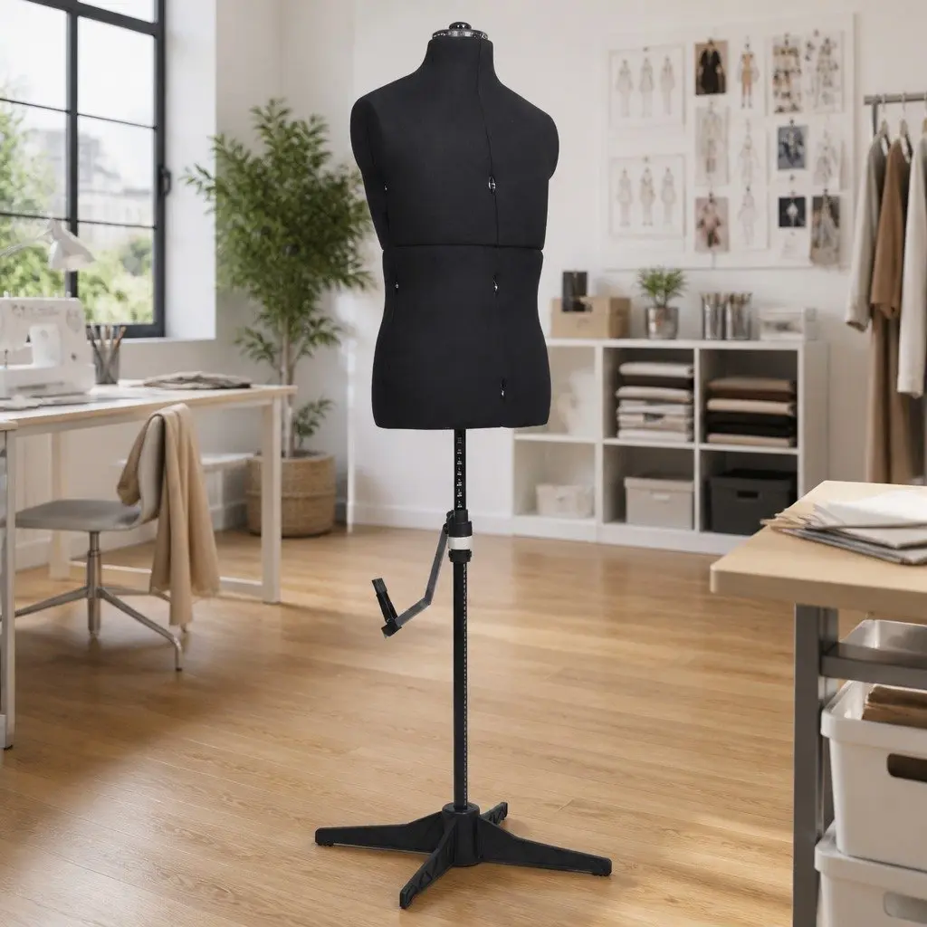 Adjustable Dress Form Mannequin Display Dummy Black 37-45 Size