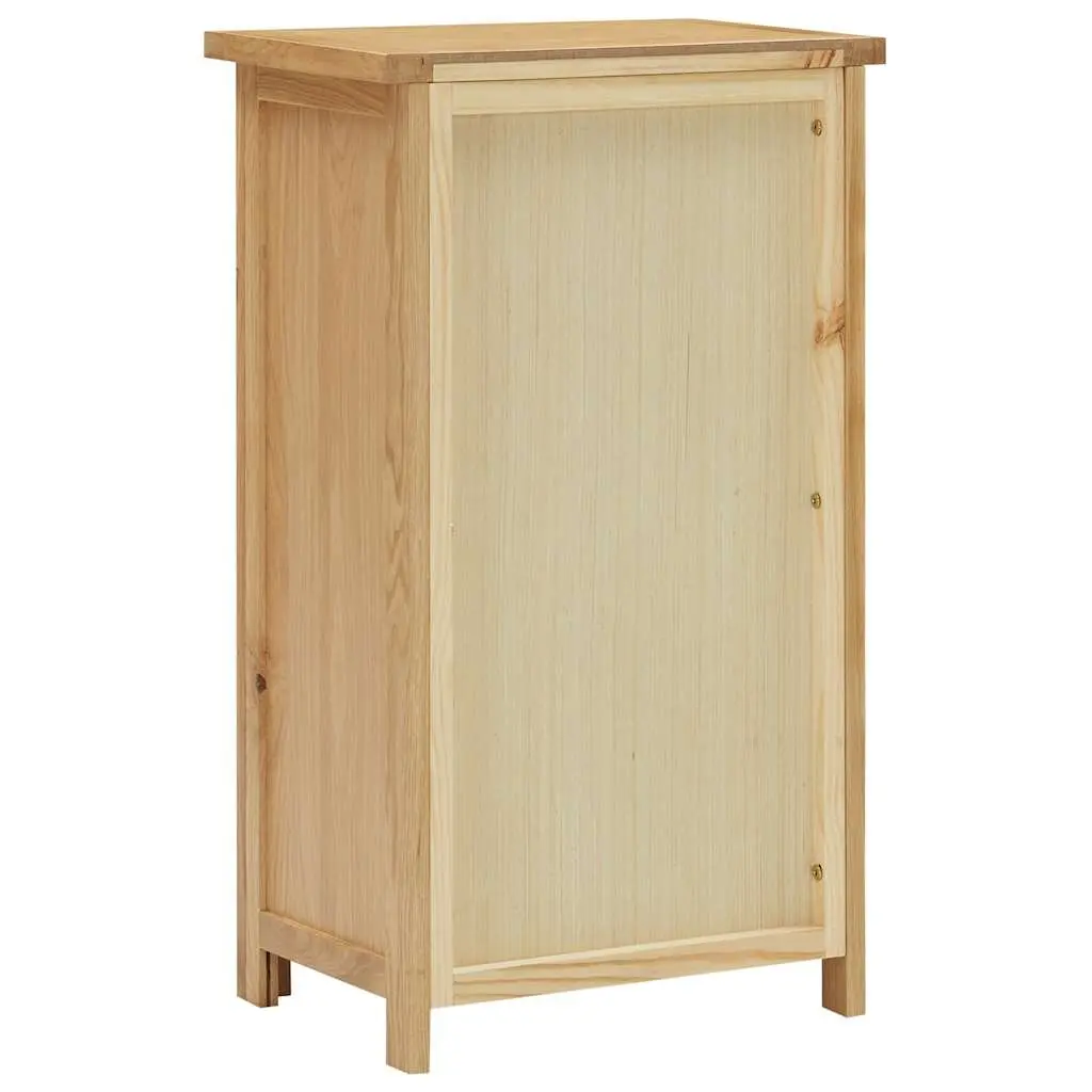 Brown Solid Oak Wood Cupboard Storage Sideboard 45x32x85cm