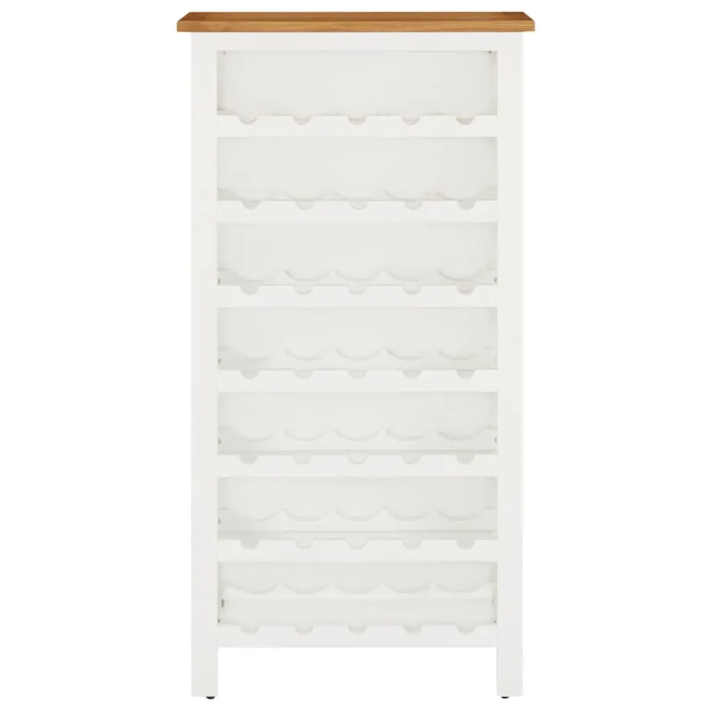 Solid Oak Wine Cabinet with Open Racks