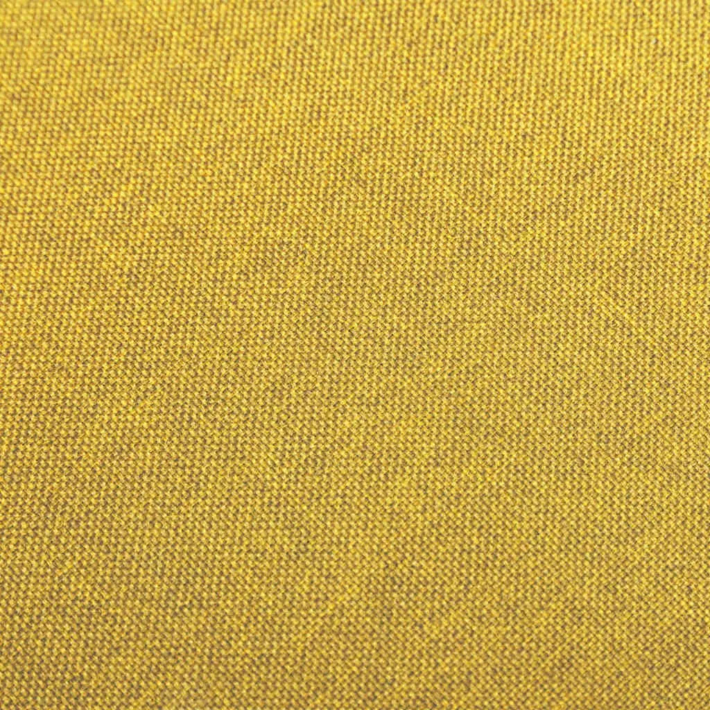 Bar Stools Fabric Yellow 2 Piece Set Kitchen Counter Chair