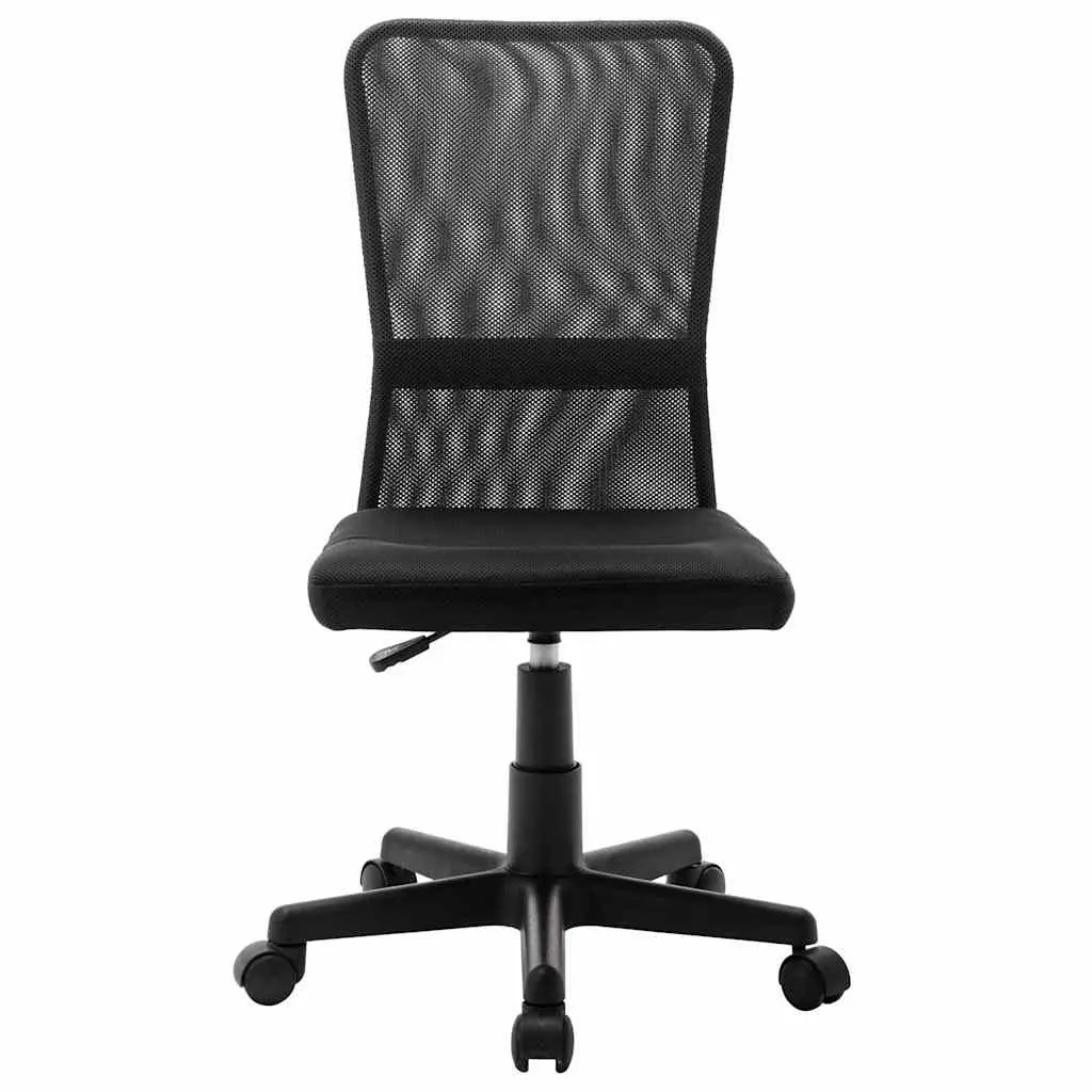 Black Mesh Office Chair with Height Adjustment