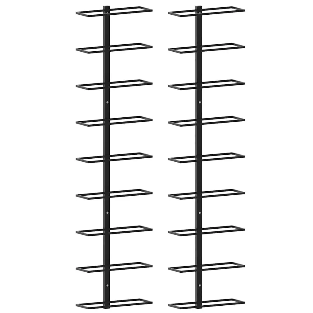 Wall-mounted Wine Rack Set for 18 Bottles
