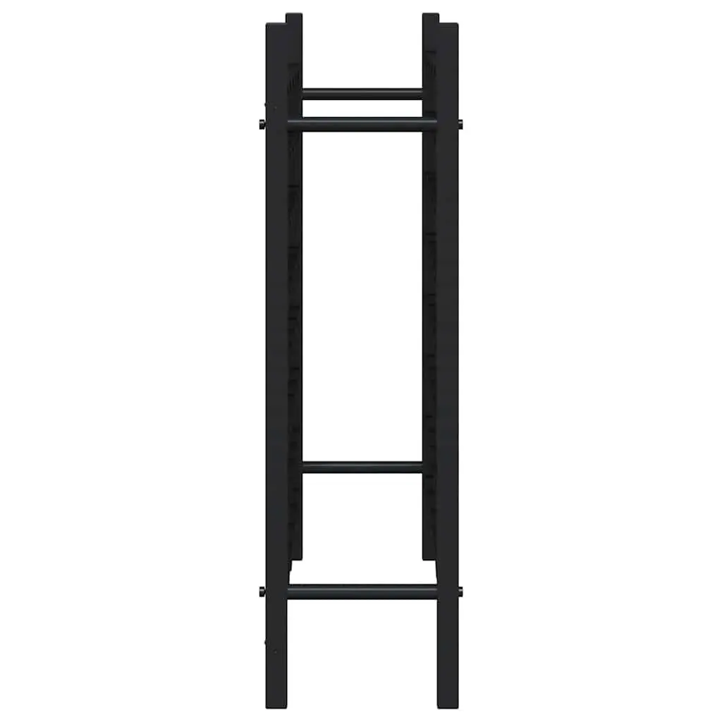 48 Bottle Wine Rack in Black Metal