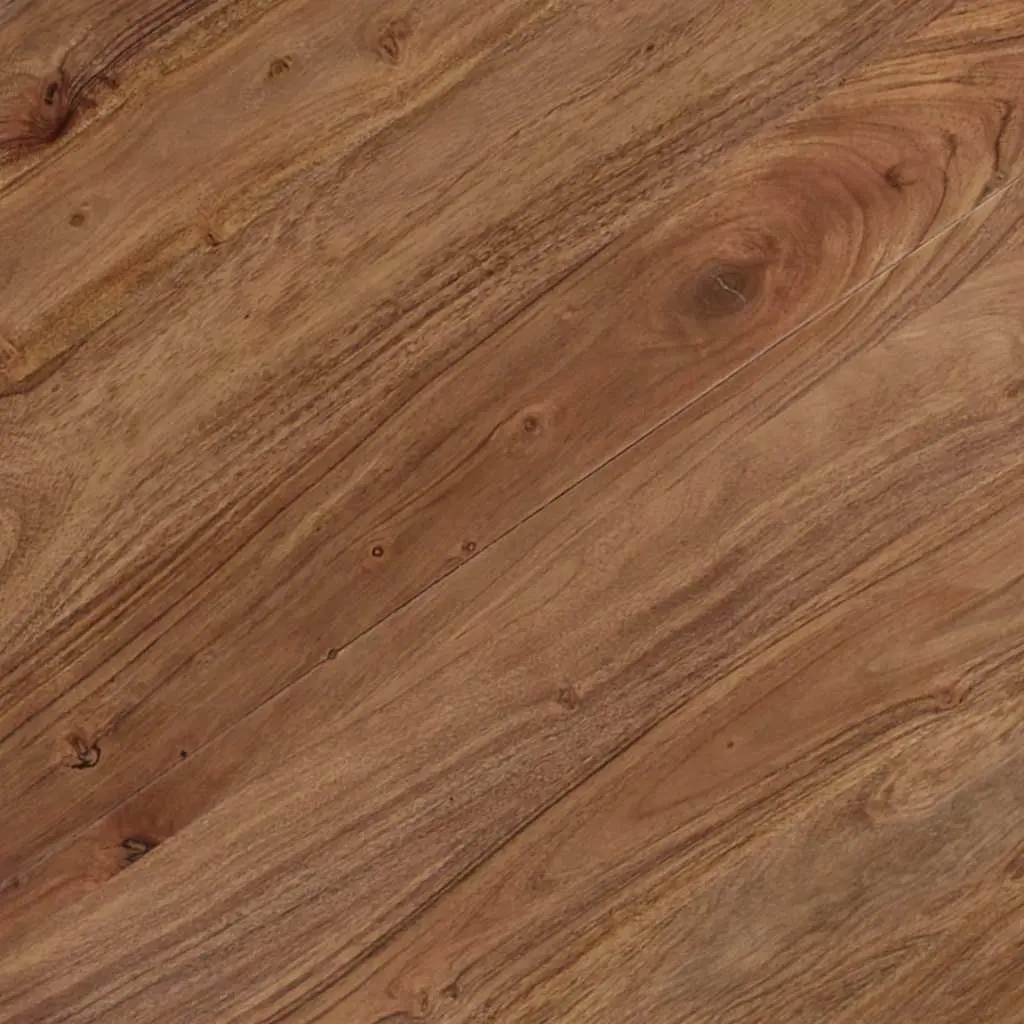 Coffee Table Solid Acacia Wood 65x65x32 cm Brown