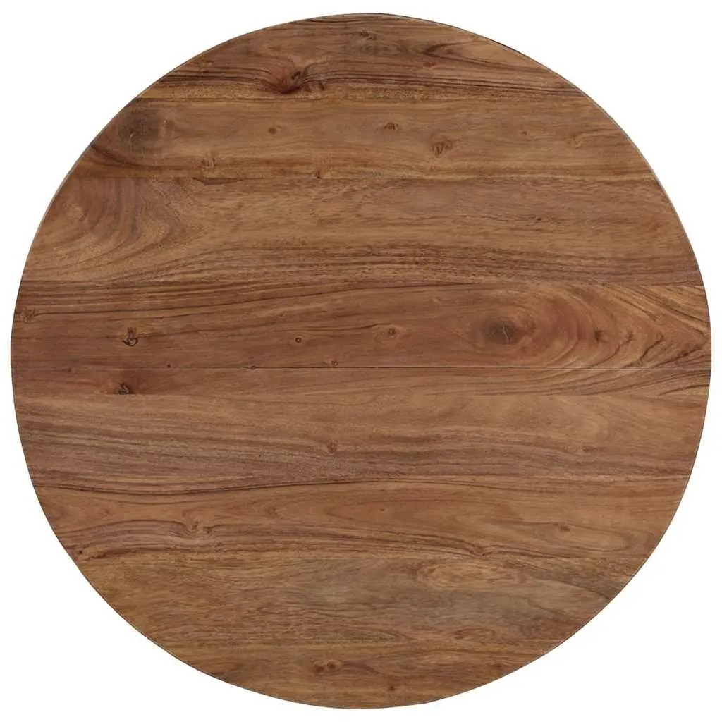 Coffee Table Solid Acacia Wood 65x65x32 cm Brown
