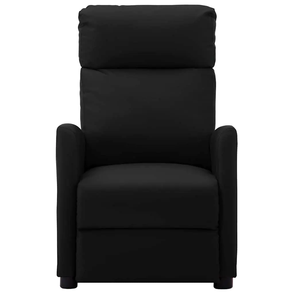 Black Reclining Massage Chair with 6 Vibration Points