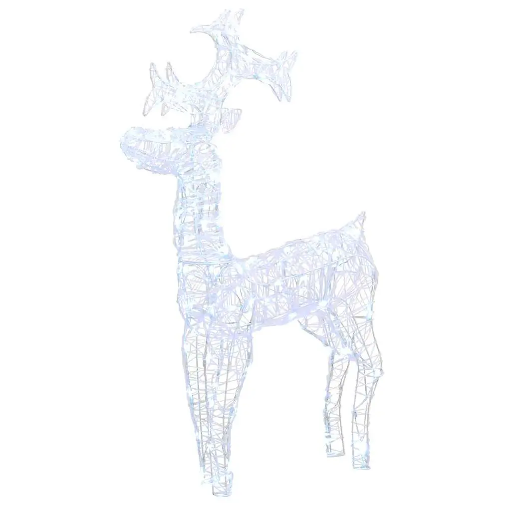 Standing Reindeer Christmas Decor with 90 LEDs