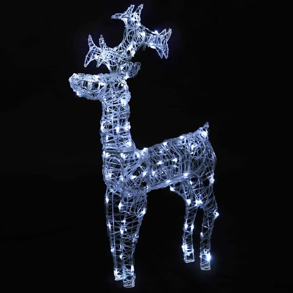 Standing Reindeer Christmas Decor with 90 LEDs