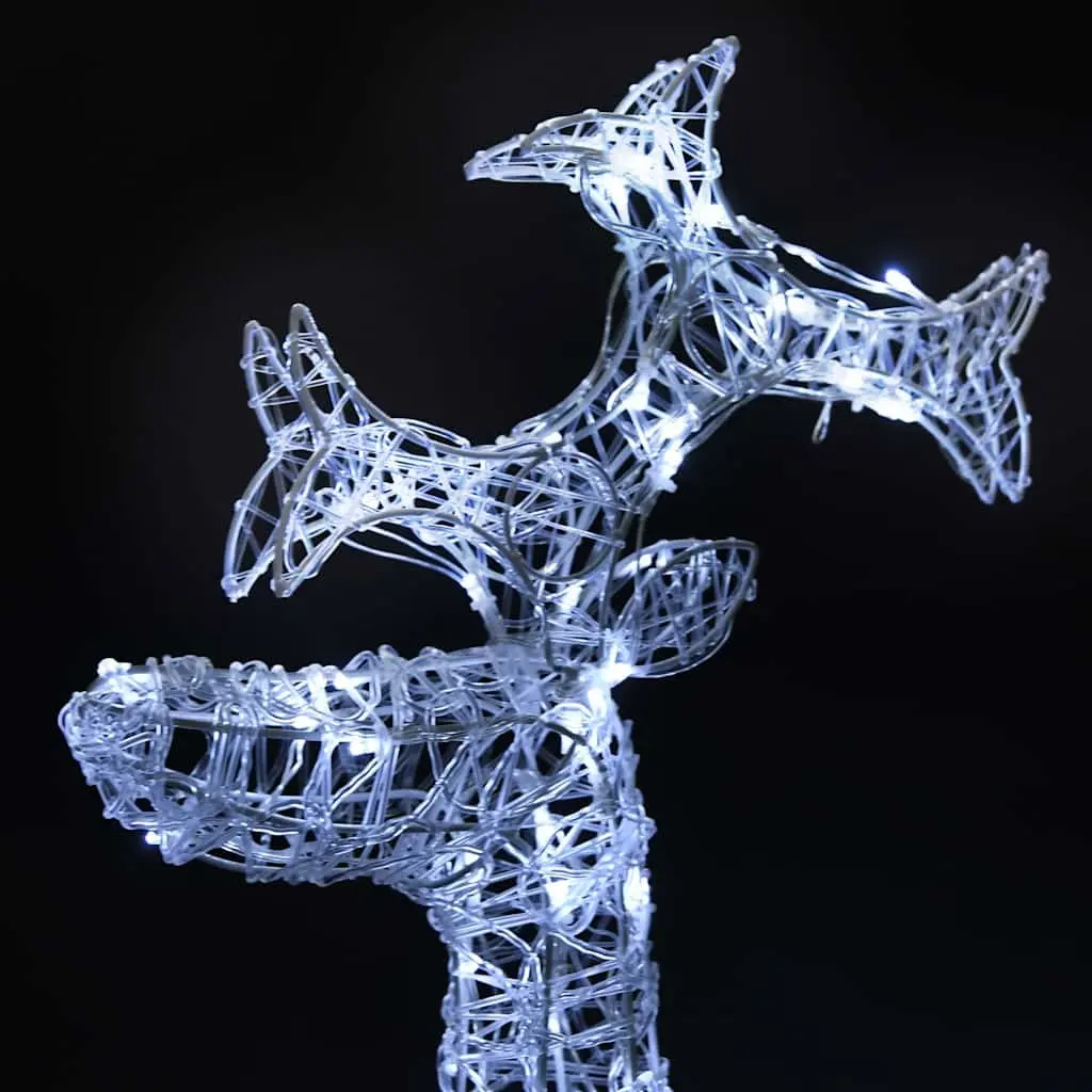 Standing Reindeer Christmas Decor with 90 LEDs