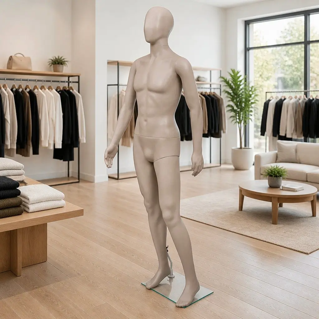 Full-Body Male Mannequin for Retail Displays