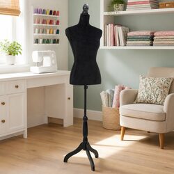 Adjustable Black Female Dressmakers Dummy for Display
