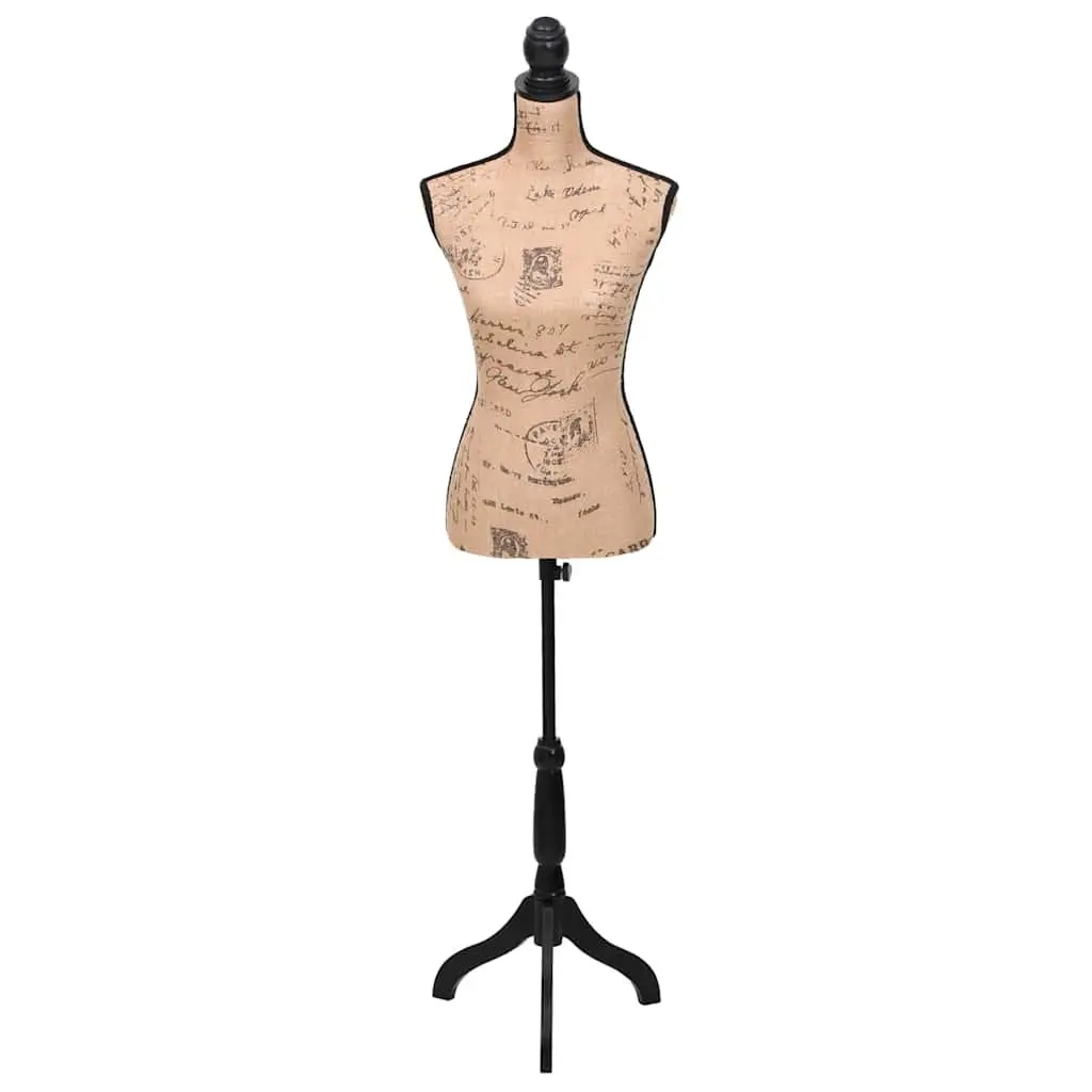 Adjustable Female Bust Mannequin for Fashion Display
