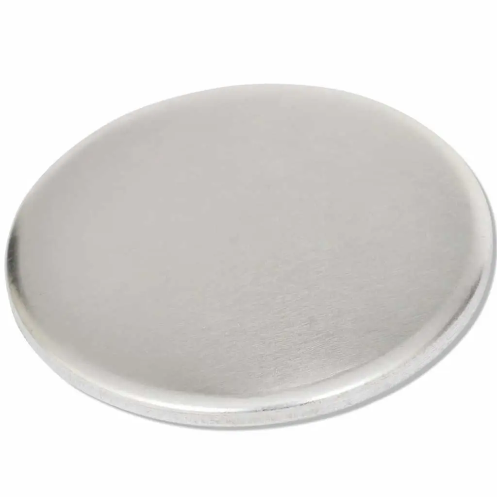 Pinback Button Parts Plastic 58mm Silver