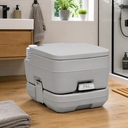 Durable Portable Camping Toilet with 10L Tanks