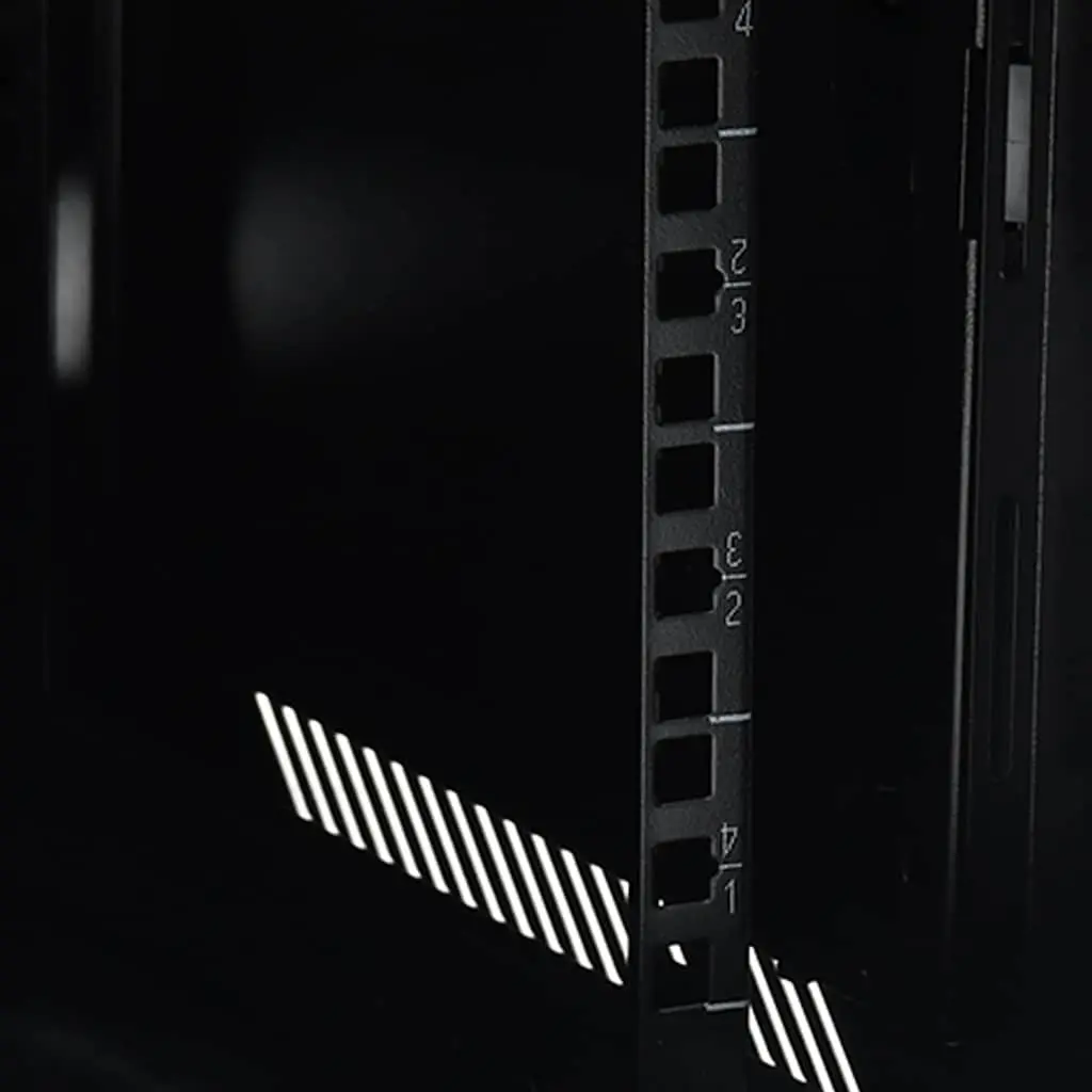12U Network Cabinet Cold-rolled Steel 600 x 600 x 640 mm Black