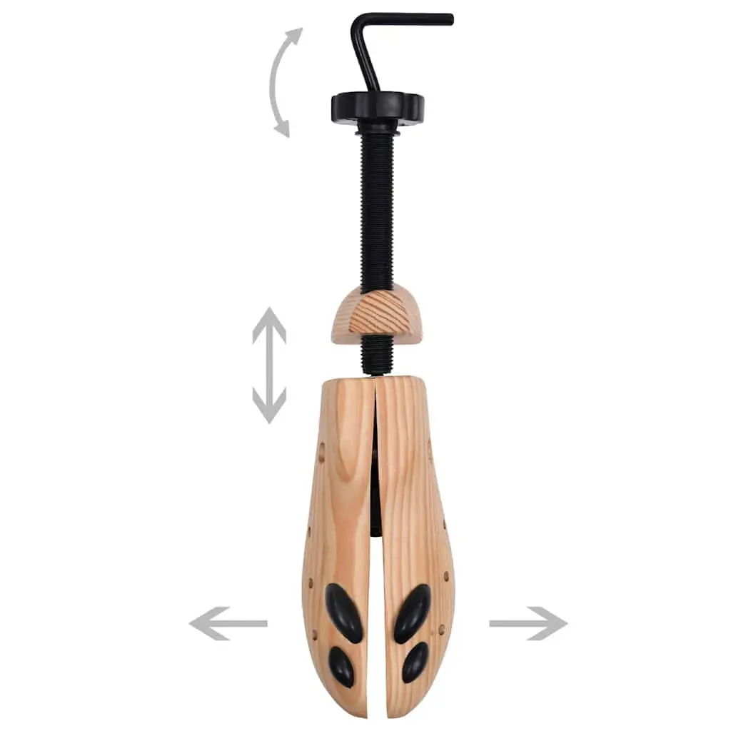 Shoe Trees Solid Pine Wood Size 41-46 Brown