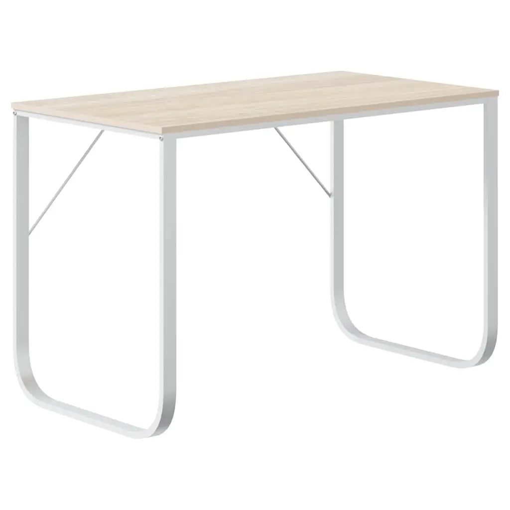 Engineered Wood Metal Frame Computer Desk