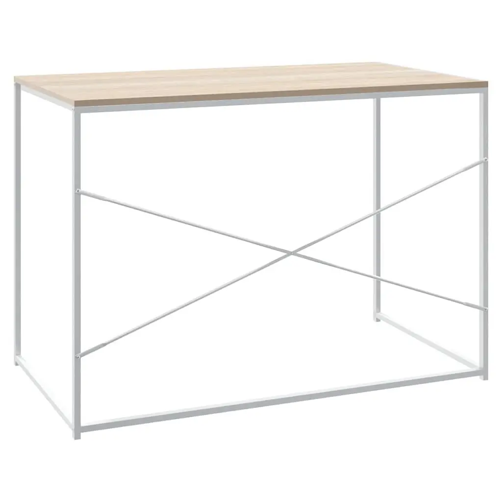 Engineered Wood Metal Frame Computer Desk for Home & Office