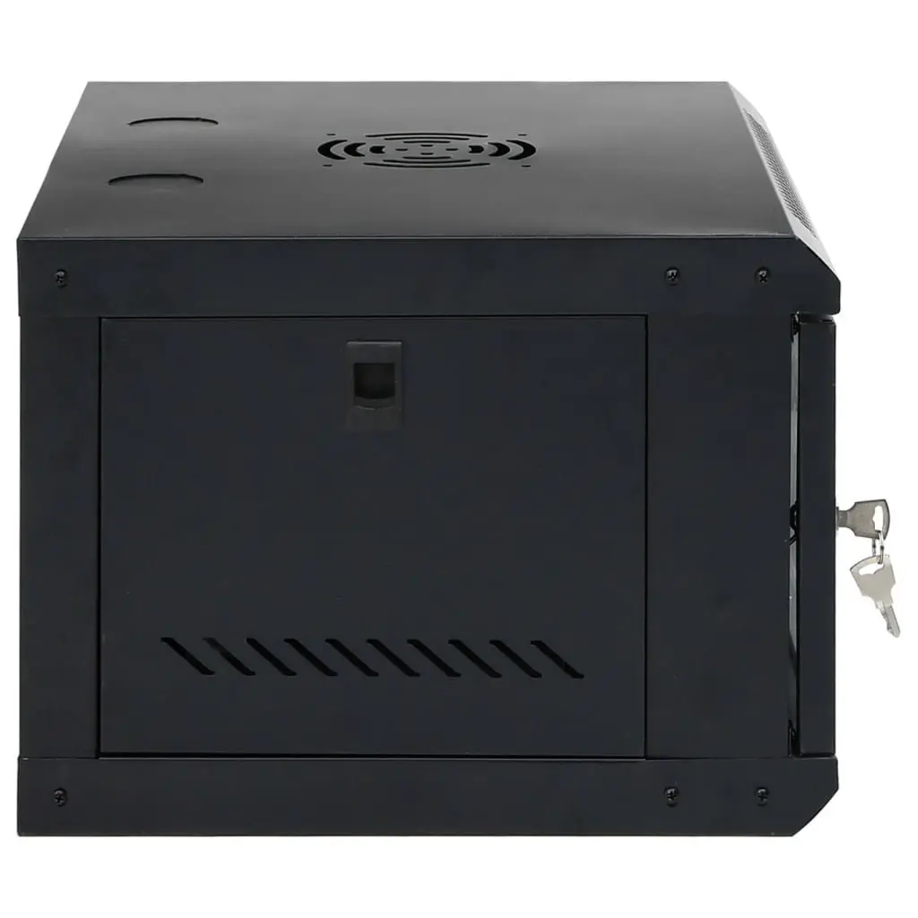 6U Network Cabinet Cold-Rolled Steel 53x40x30cm Black