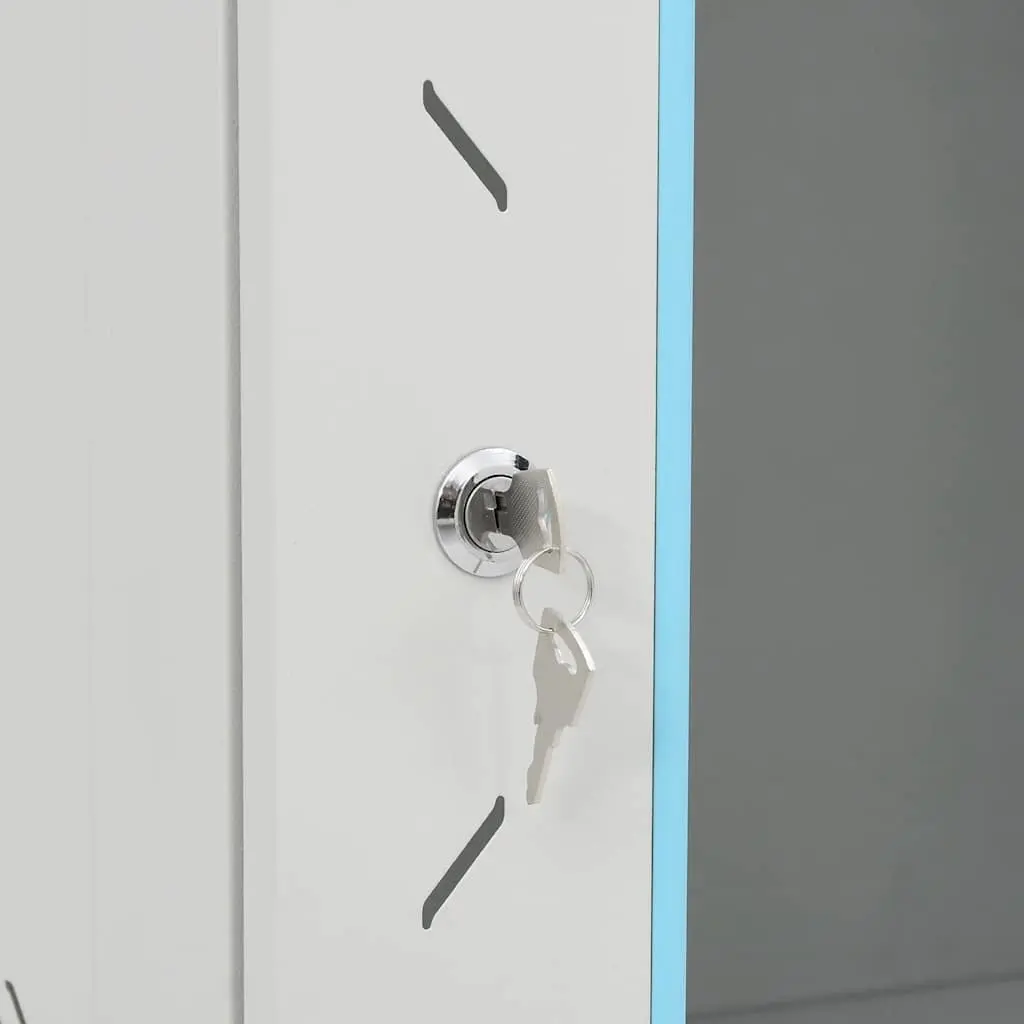 12U Wall Mounted Network Cabinet Cold-Rolled Steel 53x40x60cm Grey