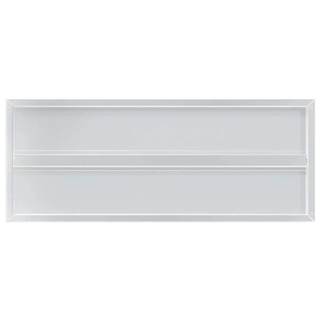 Wall Shelves Stainless Steel 100x40 cm Silver 2 Piece Floating Storage Display