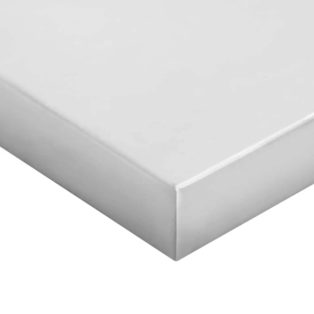 Wall Shelves Stainless Steel 75x30 cm Silver 2 Piece
