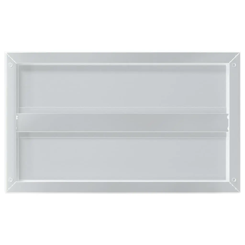 Wall Shelves 2 pcs 50x30 cm Silver Floating Shelf Storage Display Bedroom