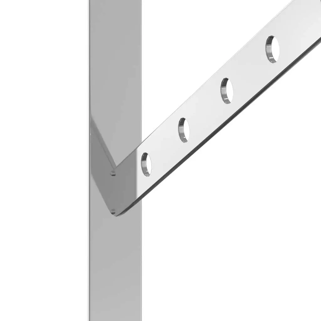 Shelf Brackets 4 Pieces Wall Mount Stainless Steel Shelving Support Hardware